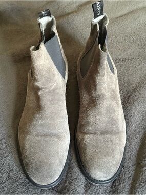 AllSaints Suede Chelsea Boots - Men’s EU Size -42 /US Size 9- charcoal Grey
